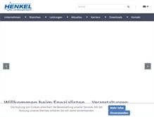 Tablet Screenshot of henkel-epol.com